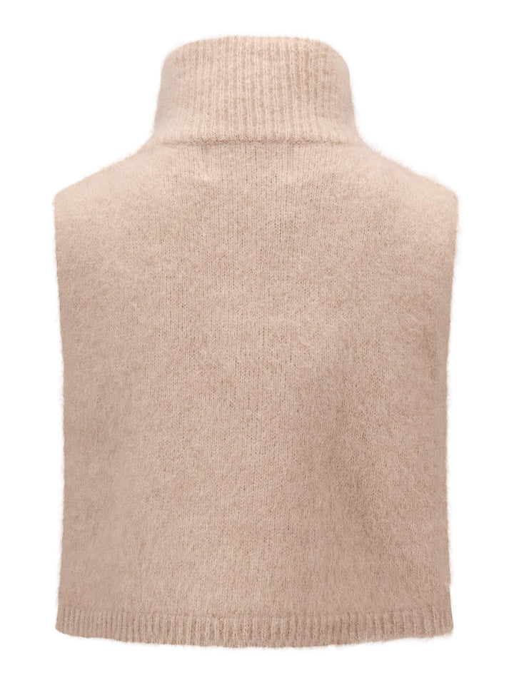 Belinda Chunky High Neck  Hazel Beige