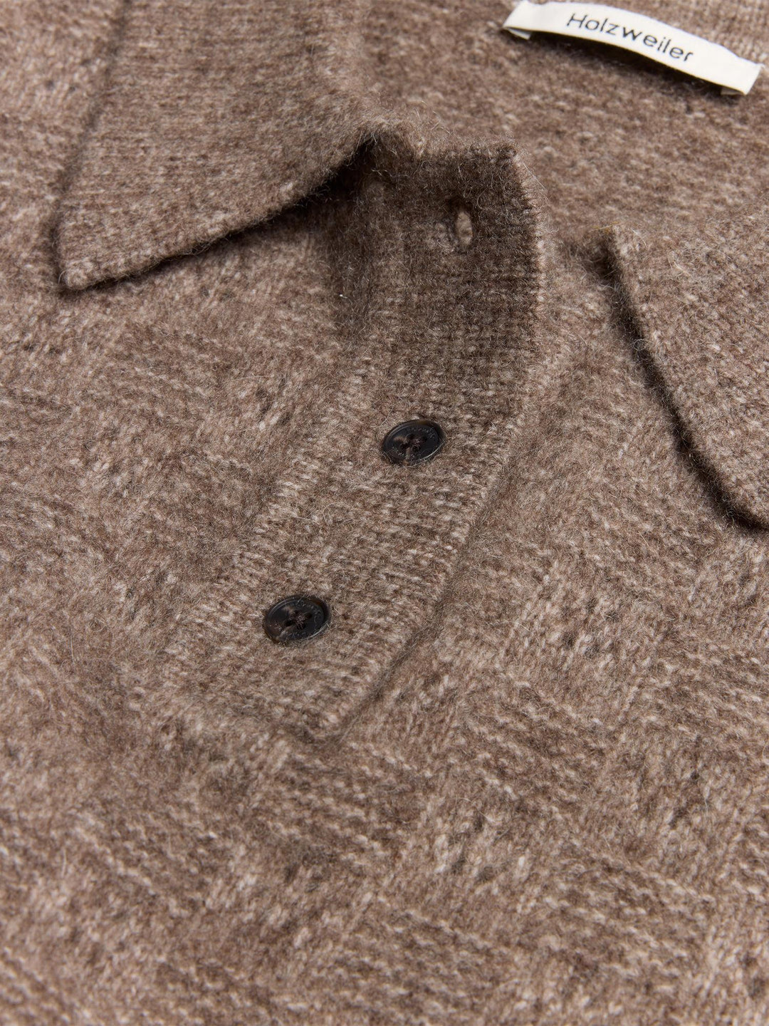 Jackie Polo Sweater  Taupe
