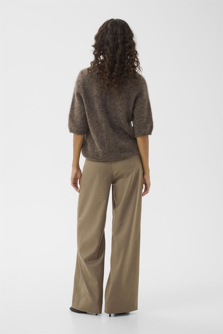 Debbie Ss Tee  Chestnut Melange