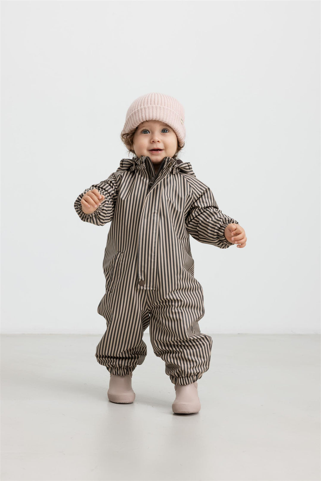 Orion Suit  Brown Stripe