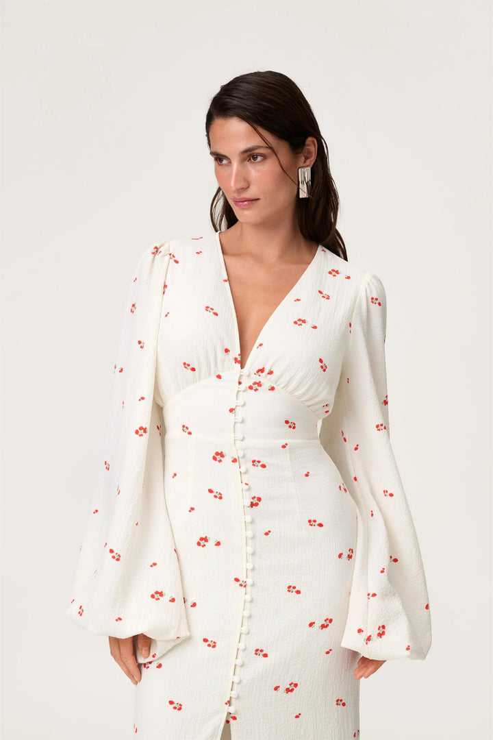 Positano Maxi dress  White Rose
