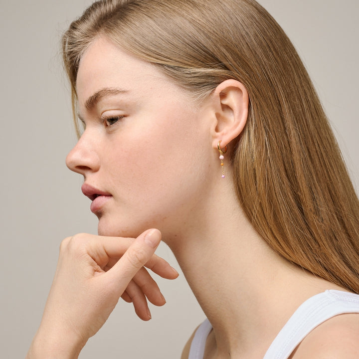 Hoops, Lola Bold  Blush