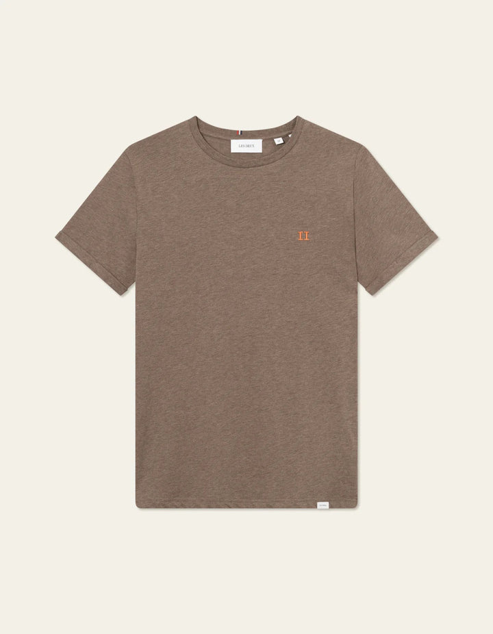 Nørregaard T-Shirt - Seasonal  Mountain Grey Melange/Orange