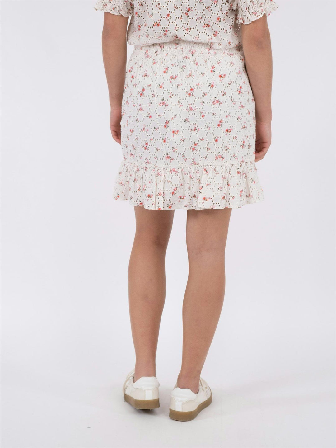 Bekka Embroidery Rose Skirt  Pink