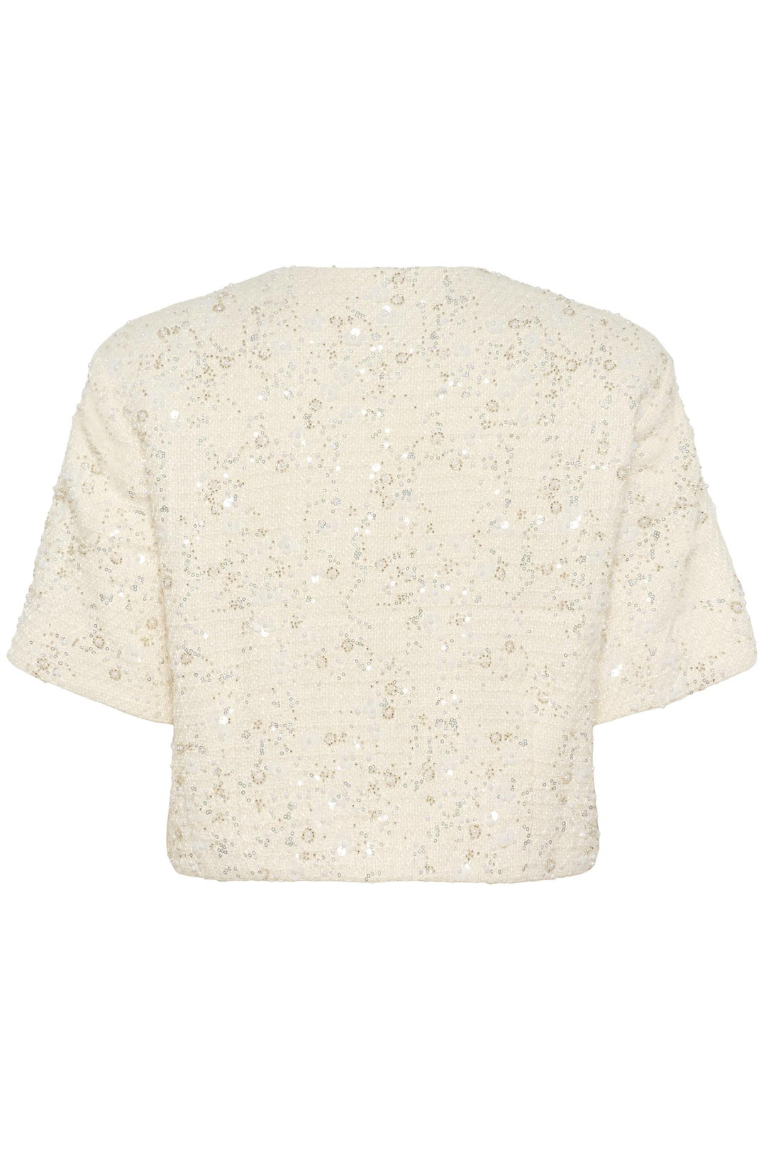 Chanaya SS Jacket  Off White Pearls