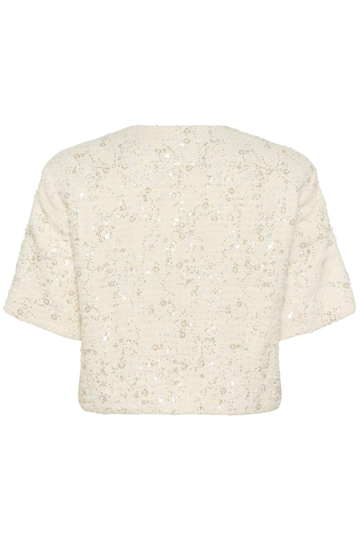 Chanaya SS Jacket  Off White Pearls