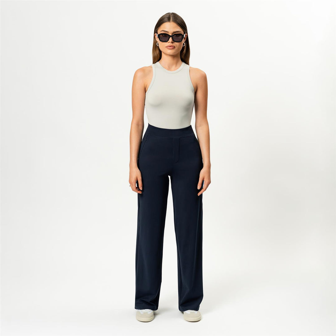 Asana Relaxed Straight Pant 34"L  Navy