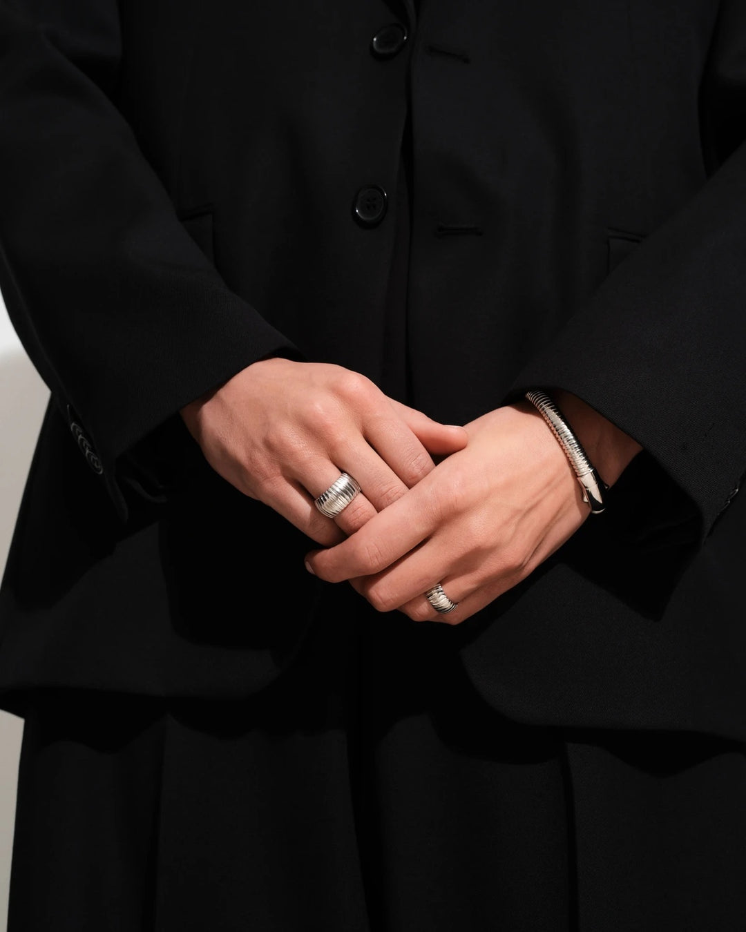 TUBOGAS RING MEDIUM  Sølv
