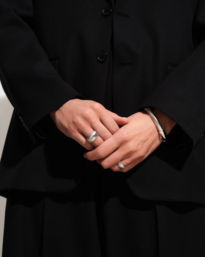 TUBOGAS RING MEDIUM  Sølv