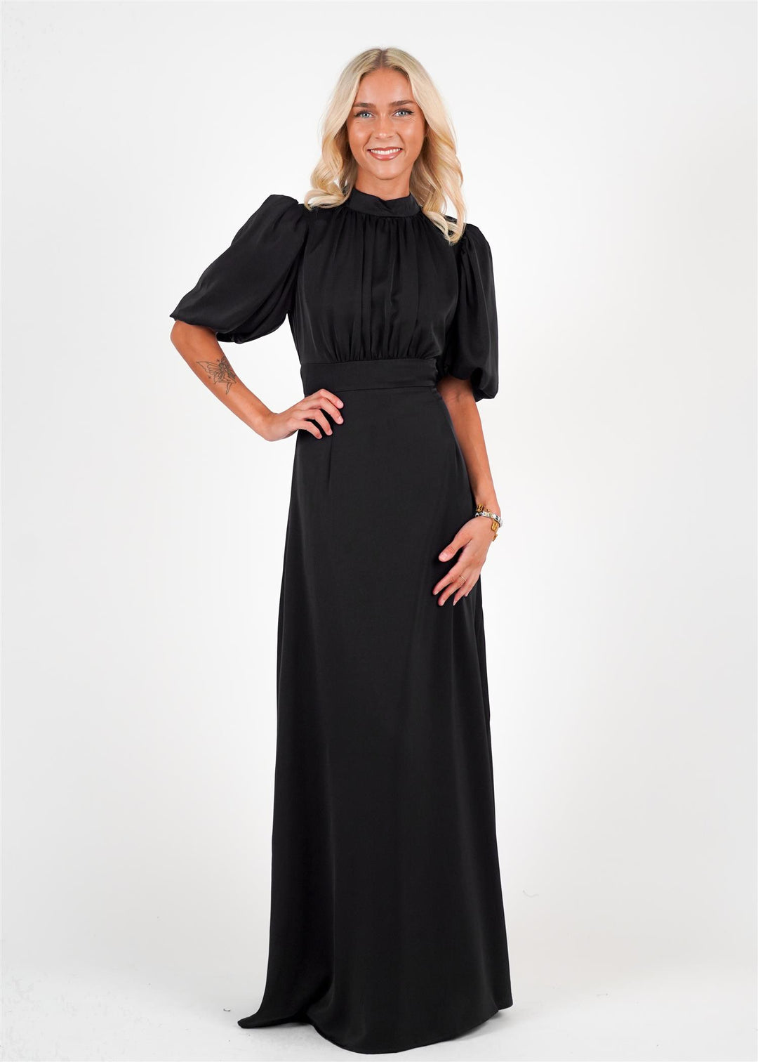 Holly kjole Long  Black