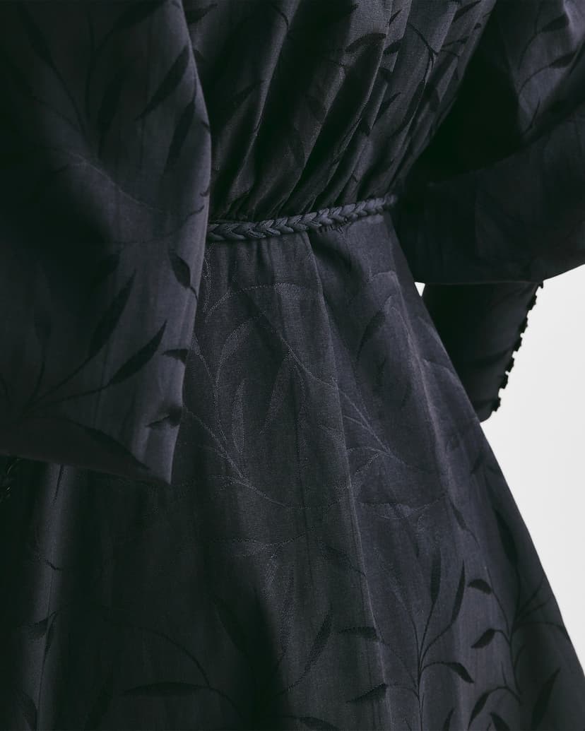 JACQUARD MINI DRESS  Antracite