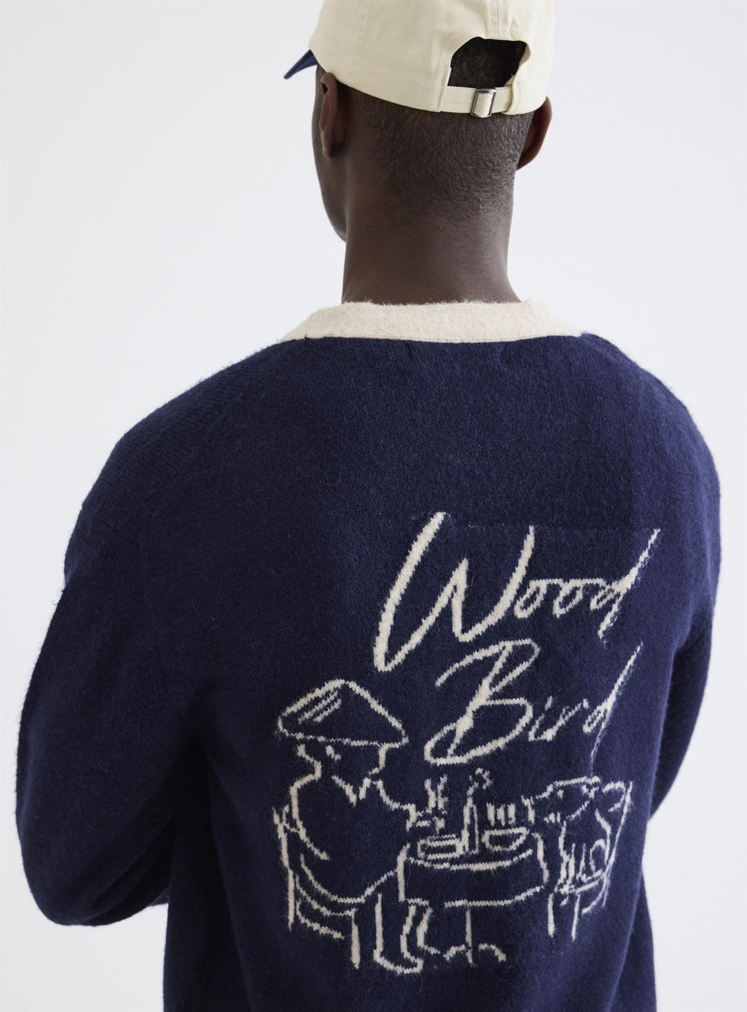 WBKoon Noodle Cardigan  Navy