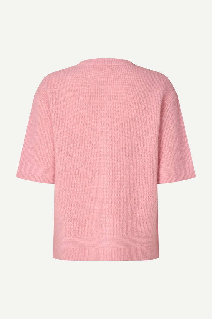 Saanoura Ss Cardigan  Bleached Mauve