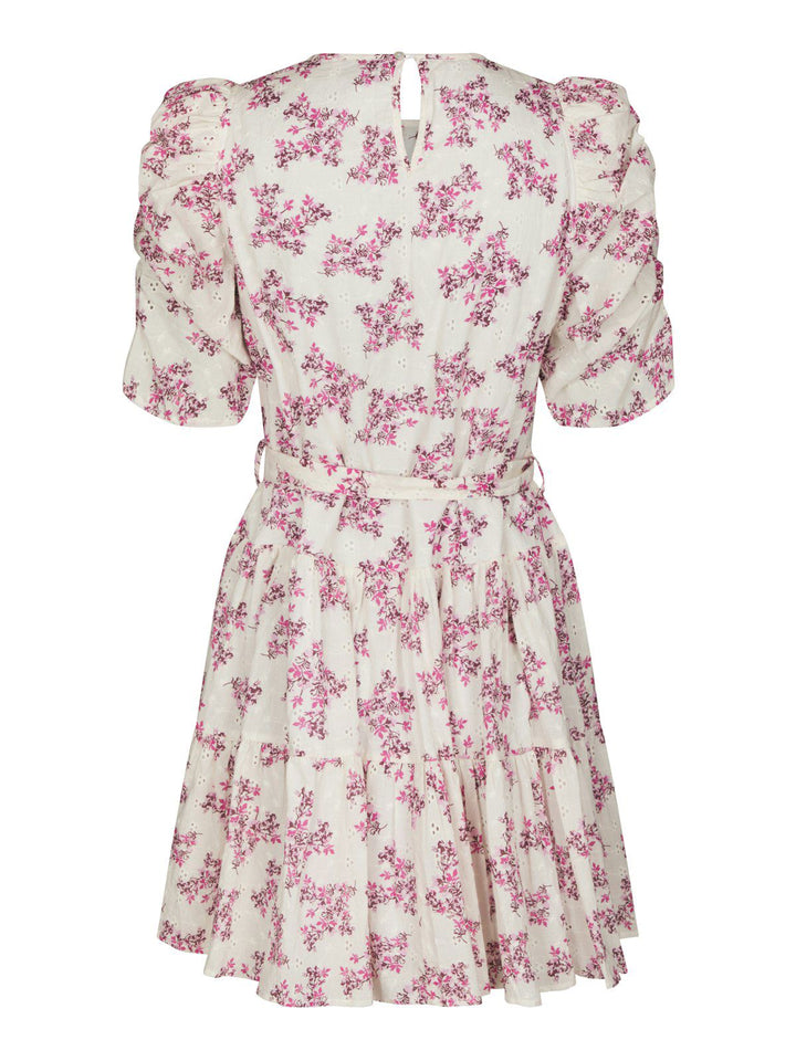 Annitas Starling Flower Dress  Fuchsia