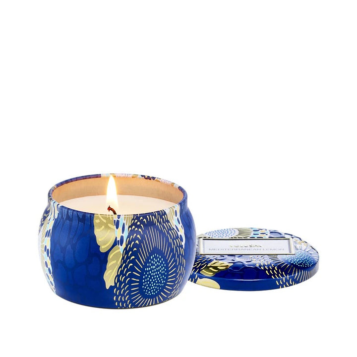 Mini Tin Candle, 25 tim, 113 g  Mediterranean Lemon