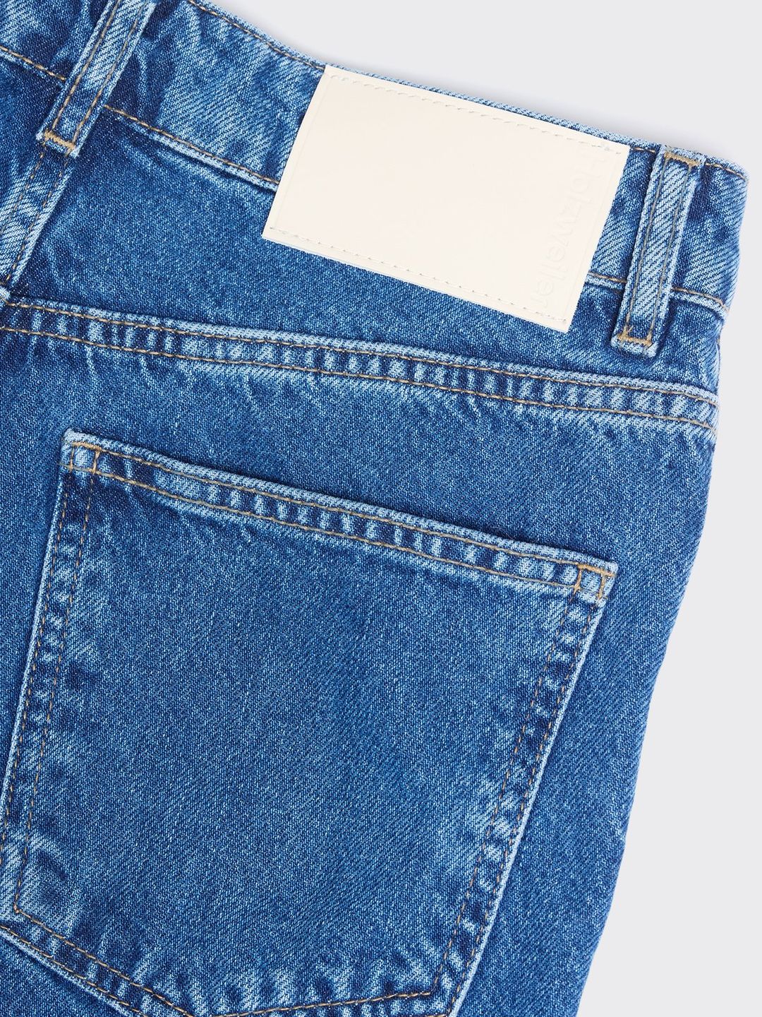 W Wide Jeans  Mid Blue