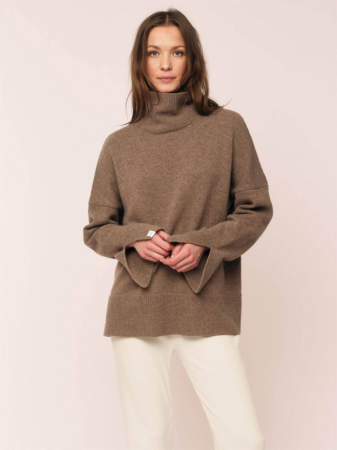 Anna TN Sweater  Brown Melange