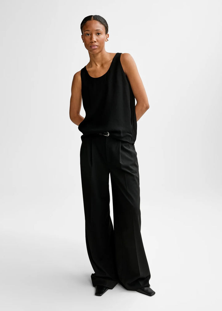Nur Viscose Top  Black