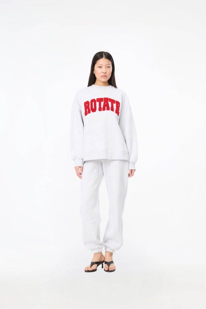 IRIS CREWNECK Light Grey Melange