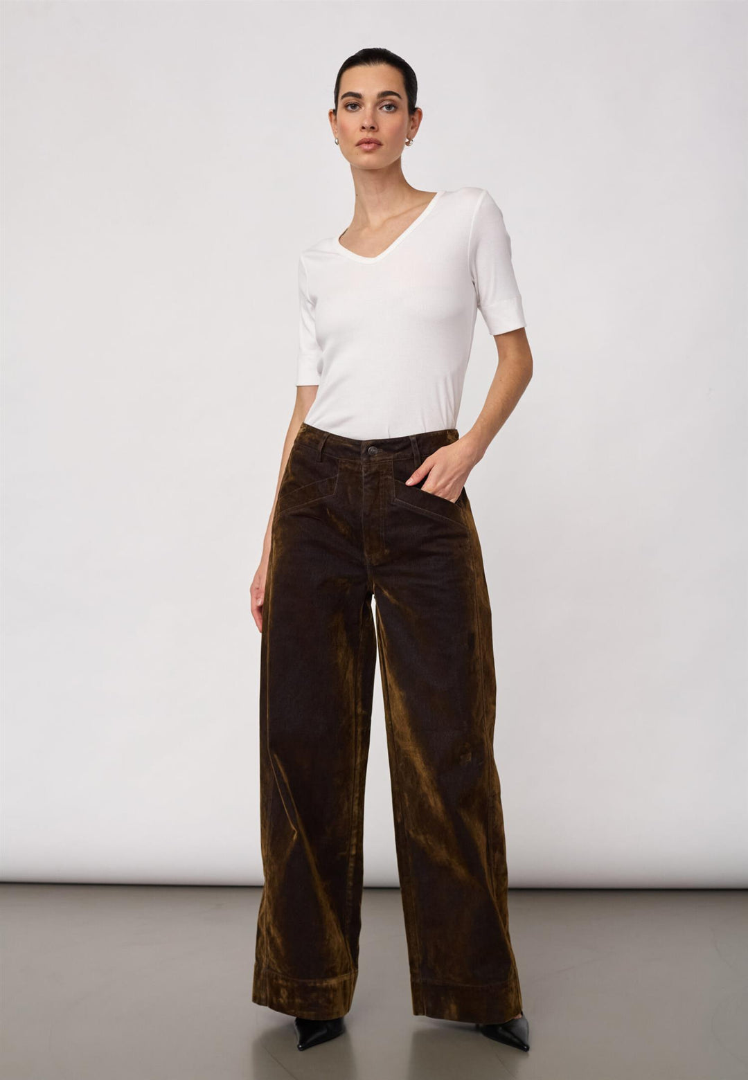 TeffyCC Wide Pant  Dark Army