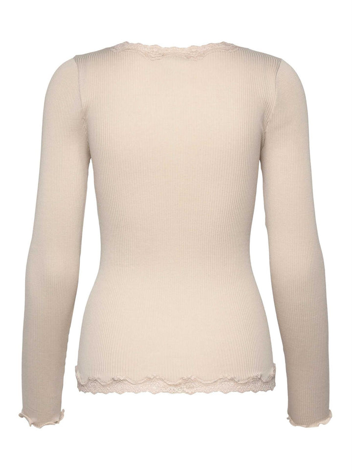 RWBabette silk v-neck cardigan  Rainy Day