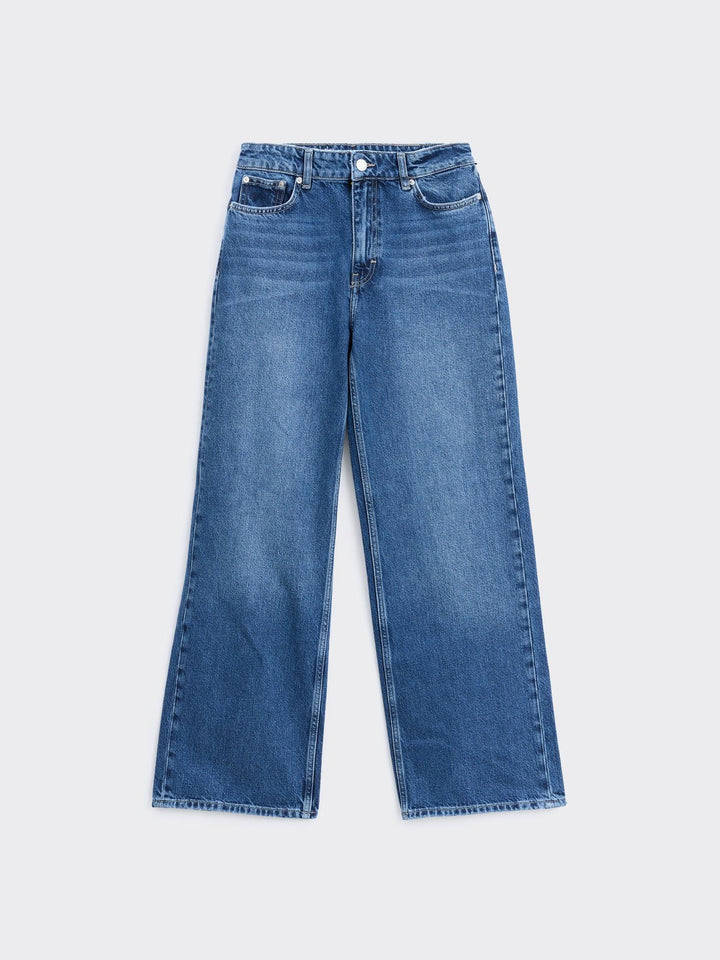 W Wide Jeans  Blue