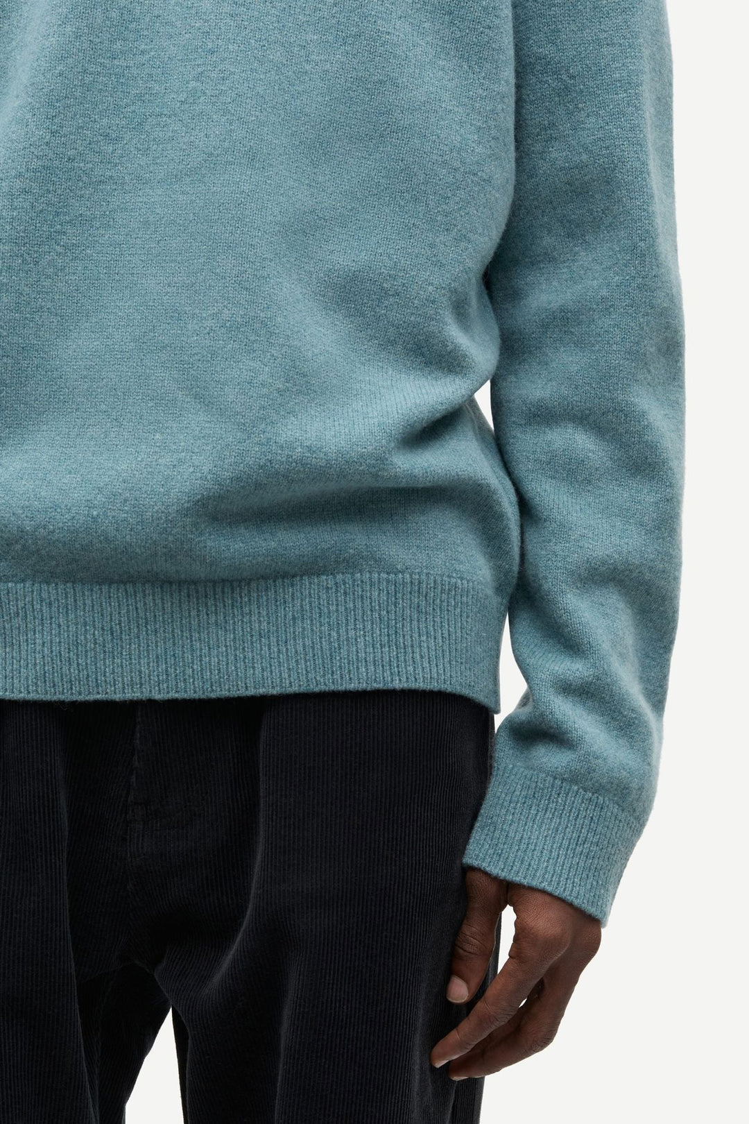 Isak Knit Sweater 15010  Stormy Sea