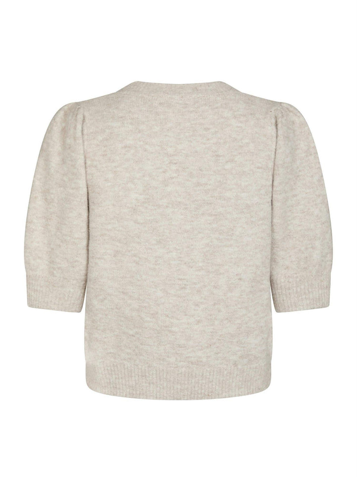 Trudy Knit Cardigan  Beige Melange