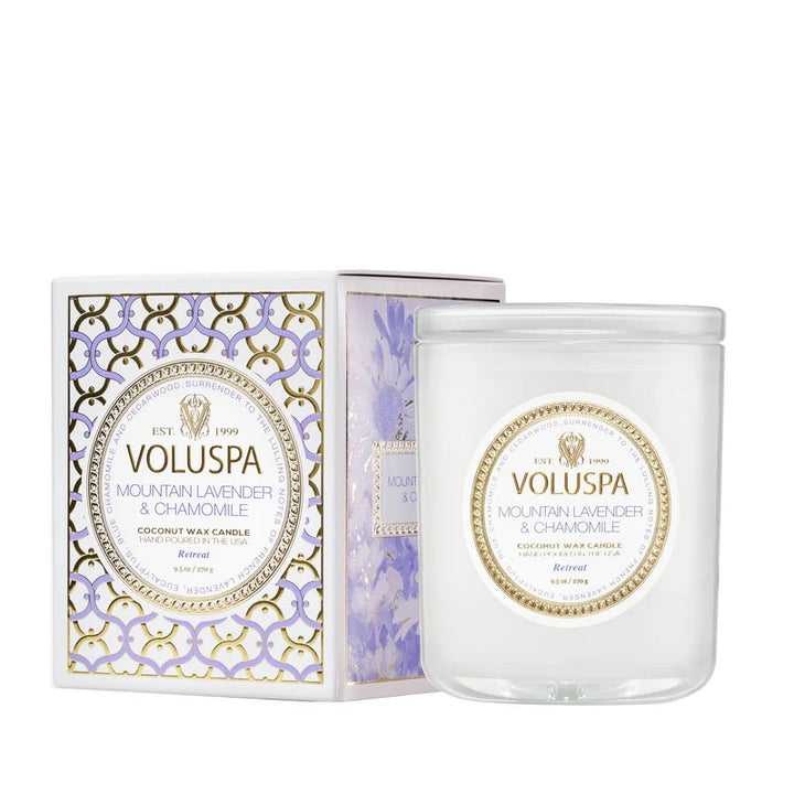 Maison Classic Boxed Candle, 60 tim, 270 g  Mountain Lavender & Chamomile