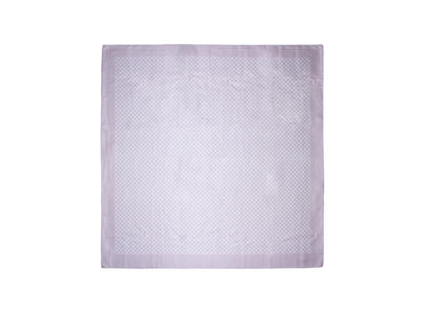 Skjerf m/mønster 90*90  Beige