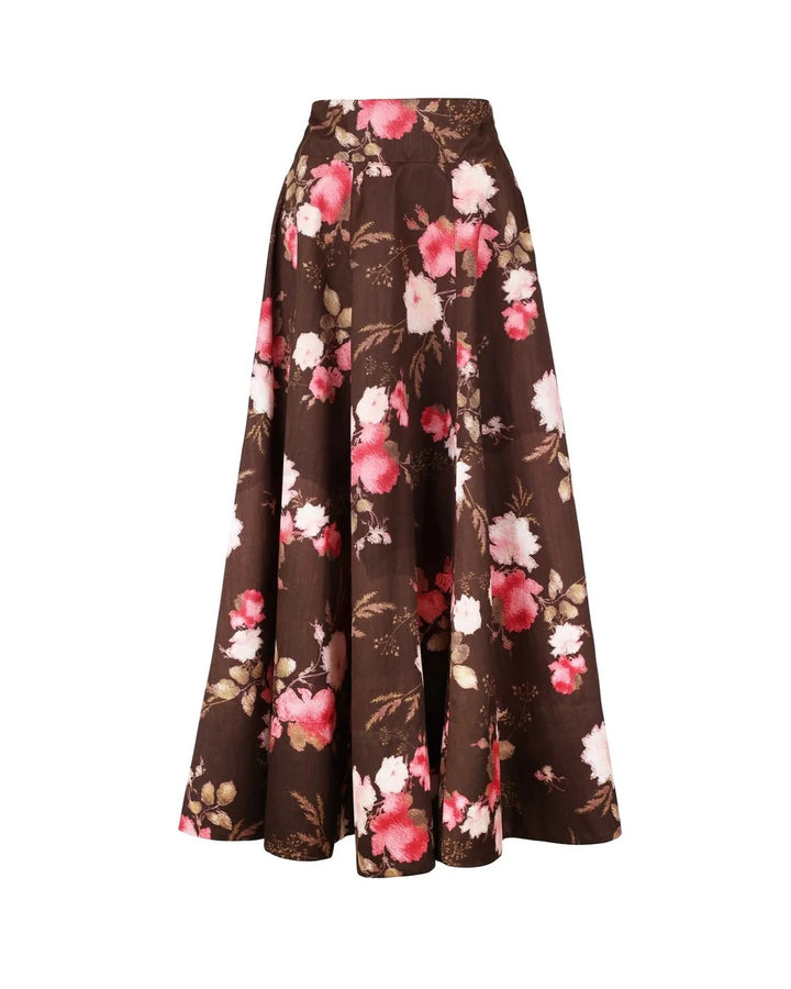 TAFFETA MAXI SKIRT  Soft Bloom
