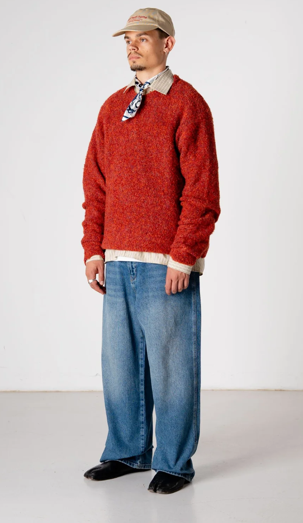 WBKurt Loop Crew  Dark Red
