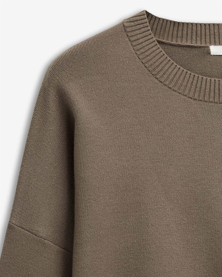 SERGE ROUNDNECK SWEATER  Taupe