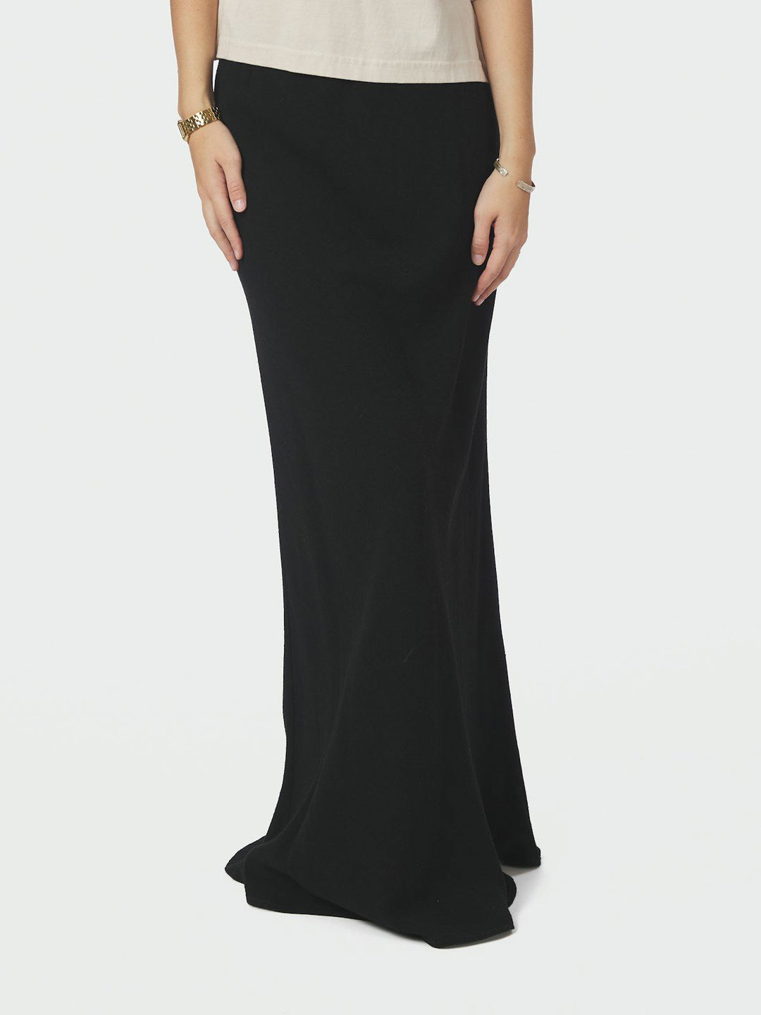 Viso Linen Skirt  Black