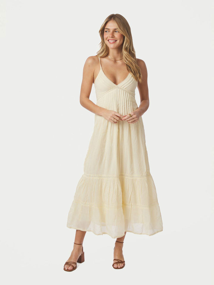Elorie S Voile Dress  Butter Yellow