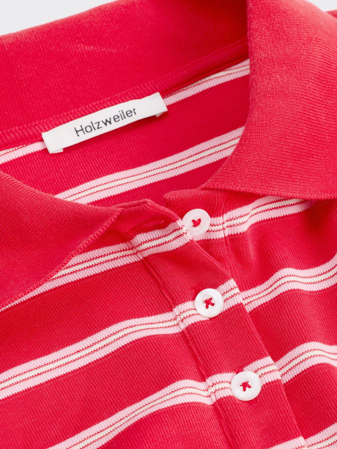 Sunny Polo  Red Stripe