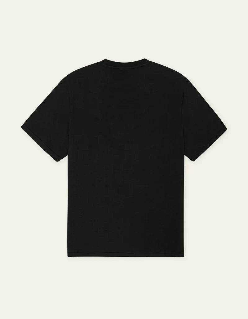 Signature Print T-Shirt  Black