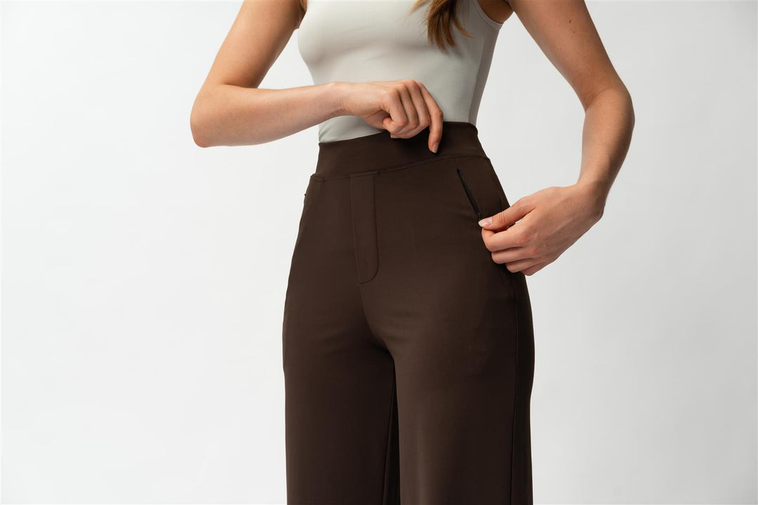 ASANA RELAXED STRAIGHT PANT  Dark Brown
