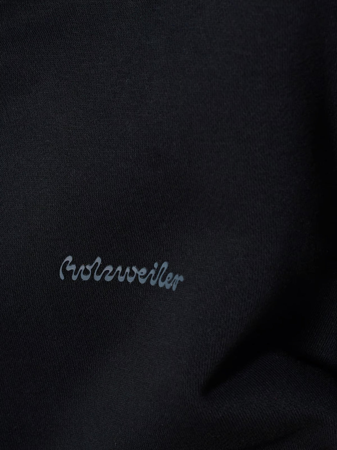 W Regular Zip Hoodie  Black