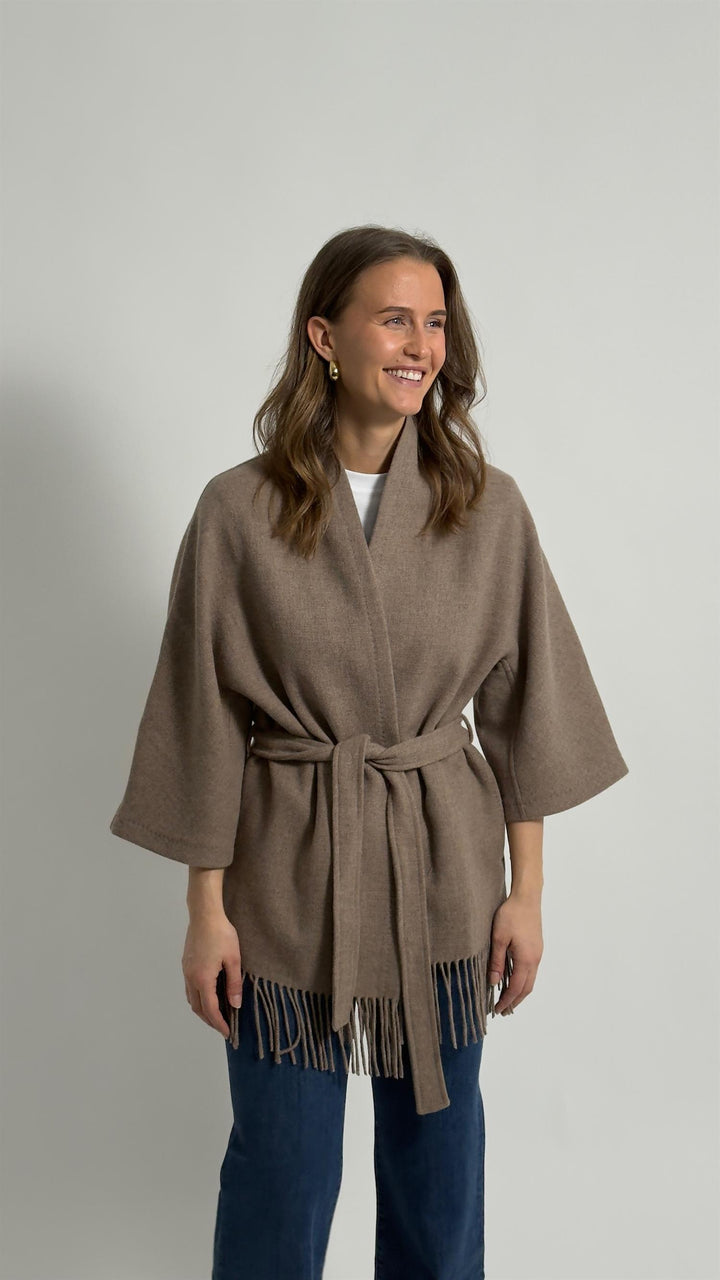 Akila Lambswool Jacket  Desert