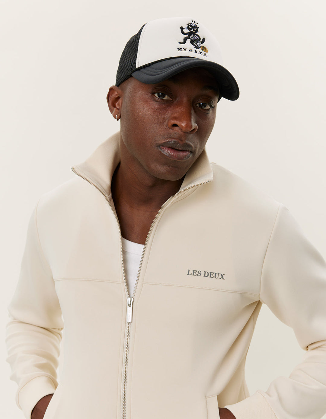 Ballier Track Jacket  Ivory