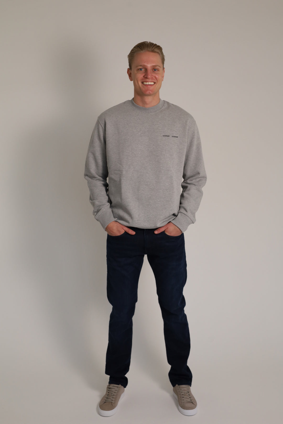 Norsbro Crew Neck 11727 Grey Mel.