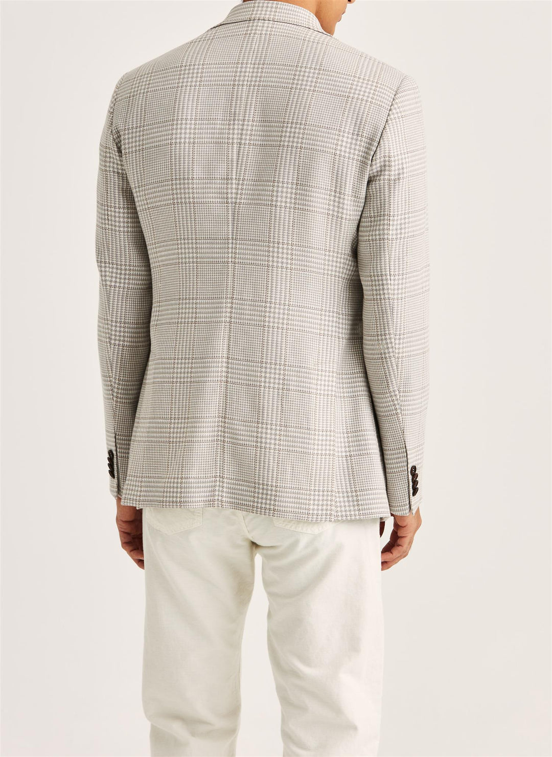 Summer Check Jacket  Grey