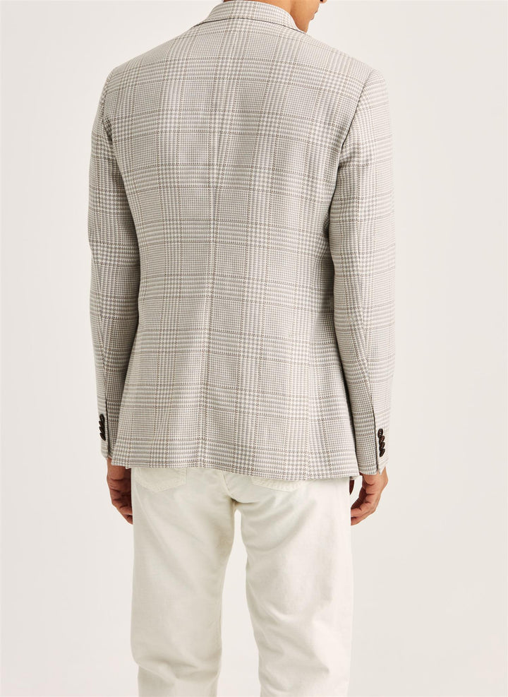 Summer Check Jacket  Grey