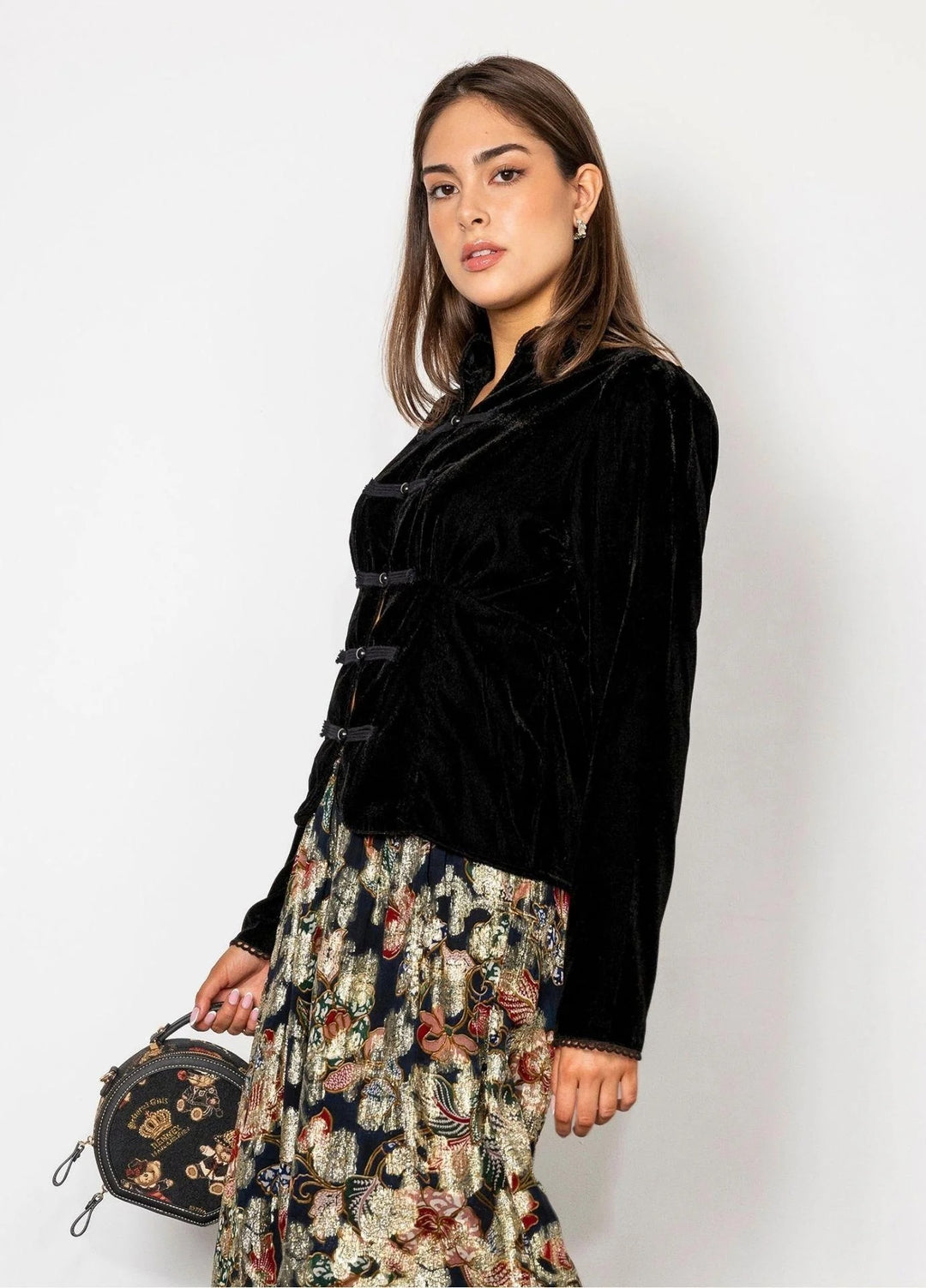 Amora Blouse Velvet Black Velvet Black