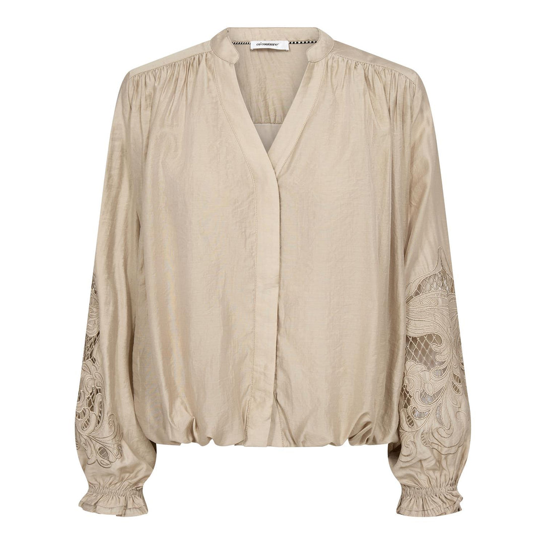 Delin CC Balloon Emb Shirt  Mink