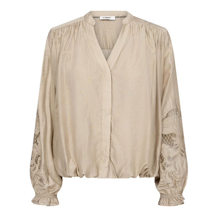Delin CC Balloon Emb Shirt  Mink