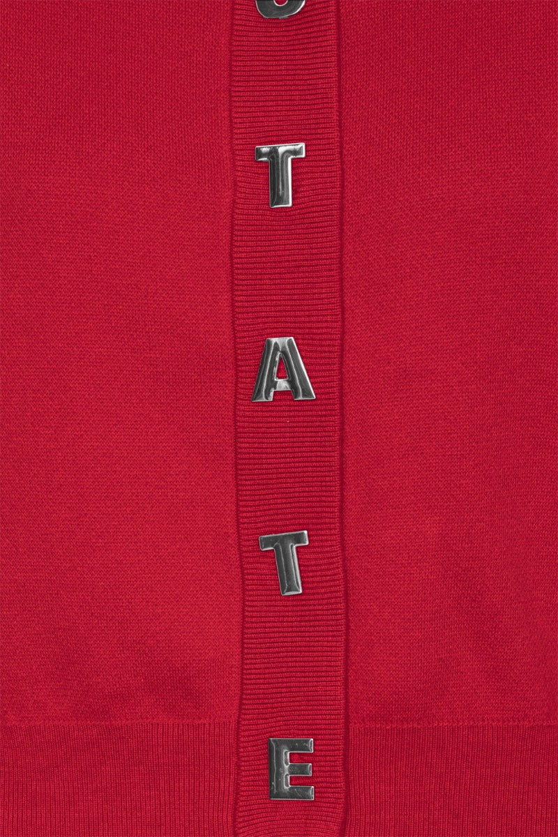 FIRM KNIT CARDIGAN  Scooter Red