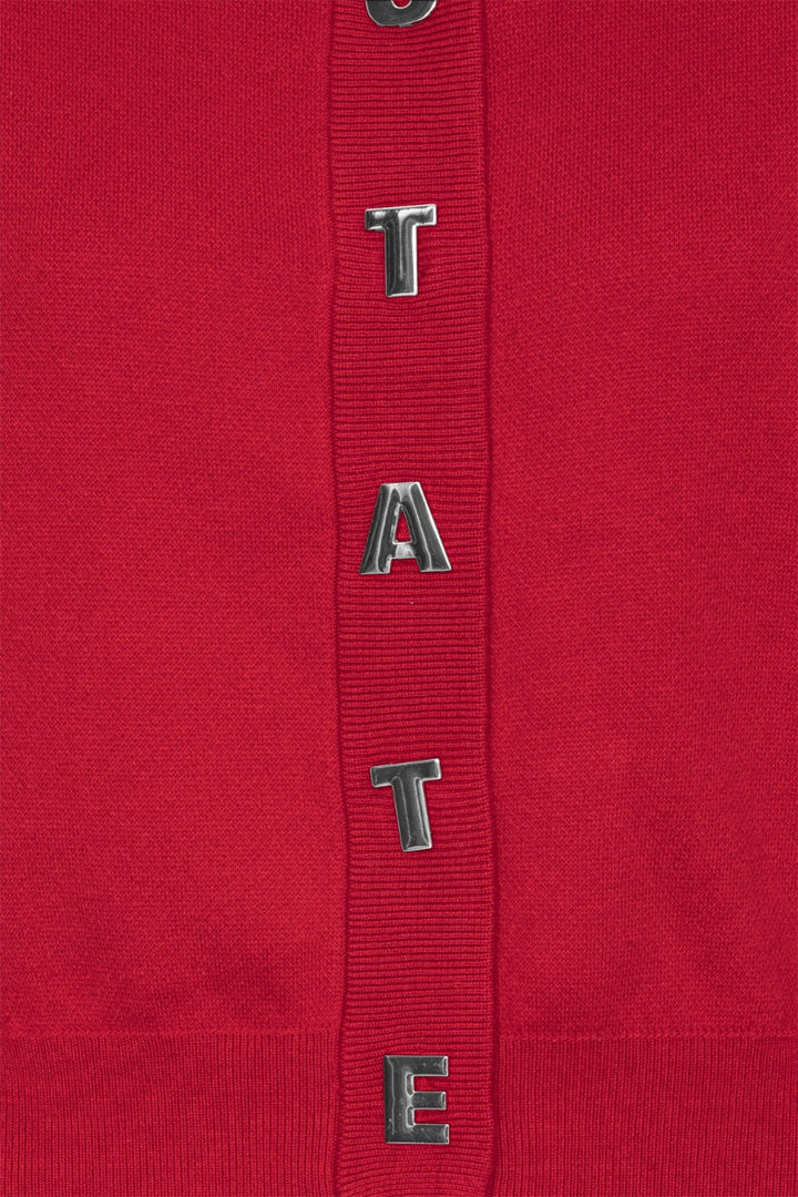 FIRM KNIT CARDIGAN  Scooter Red