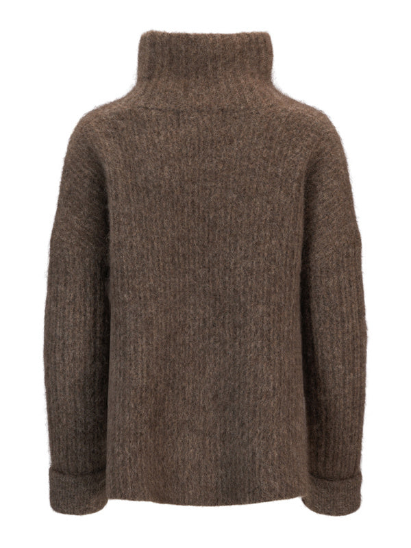 EMILIE CHUNKY SWEATER  Brown